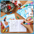 24 24 Funrous Pcs Winter Christmas Coloring Books Bulk with Stackable Crayons Glacier Polar Bear Snowman Penguin