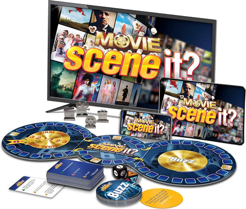 Imagination Gaming Scene It? Movie Trivia Board Game, The Ultimate Movie Knowledge Test, Puzzle-Solving Family Party Game, Stream Real Clips with Gamestar App