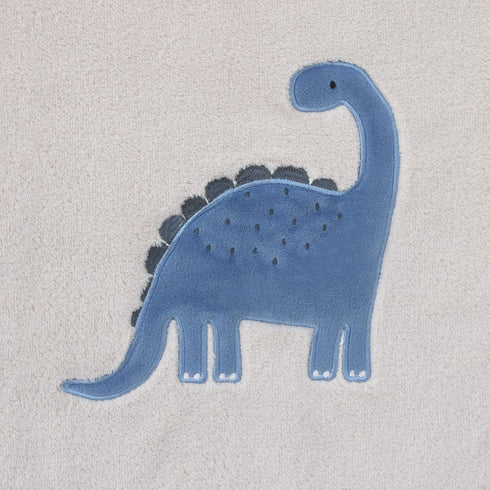 Carter's Super Soft Dino Adventure Baby Blanket in Gray & Blue