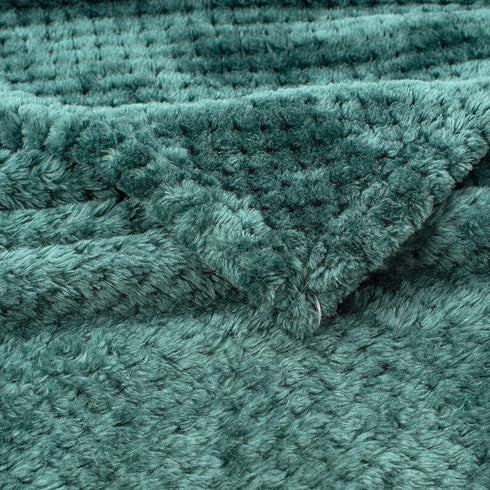 Fuzzy Blanket for Baby Girl or Boy, Soft Warm Cozy Coral Fleece Toddler Infant Receiving Blanket for Crib, Stroller,