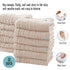 Cute Castle 24 Pack 100% 20'' 10'' Muslin Burp Cloths for Baby - Ultra-Soft Cotton Baby Washcloths - Large by Super