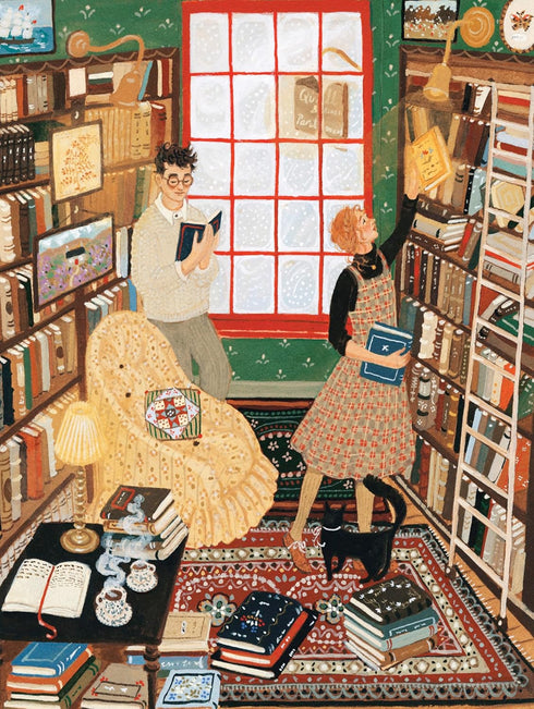 1000 New York Puzzle Company - Lor Pemberton Quill and Parchment - Piece Jigsaw Puzzle for Adults by Lor Pemberton
