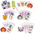 Buddies-20 Packaged, Packs Kid's Birthday Party Diamond Gem Painting Craft Favor Kits- Zoo Individually All-in-One