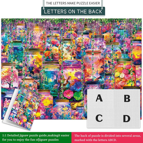 1000 1000 1000-Fantasy HUADADA Puzzles for Adults Pieces,Challenging Game Toys, Puzzles Pieces,Impossible Puzzle