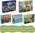 JH5 4 2-4 Construction Kids Board Game for Kids Ages and Up, Fun and Cooperative Building Game for Players, Easy