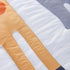 Set 5 Set Elephant Crib Bedding for Boys, Pieces Nursery Including Quilt/Fitted Sheet/Crib Skirt/Diaper Bag/Blanket