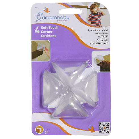 2-Layer 4 Count L839 Dreambaby Soft Touch Corner Cushions Furniture Protector - - Model
