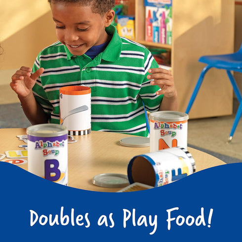 208 3+, Learning Resources Alphabet Soup Sorters - Pieces, Ages Early Phonics Manipulatives, ABCs, Alphabet Awareness