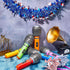 Zhanmai 12 Pieces Inflatable Microphones, Blow Up Microphone Props for Musical Concert Themed Party Decoration