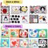 Baby Books Toys Gifts, Touch and Feel Cloth Crinkle Books for Babies, Early Learning Toys, 4 PCS