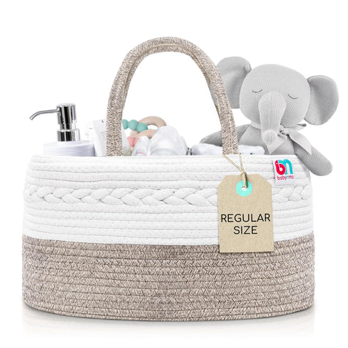 Rope Diaper Caddy - Storage for Baby and Toddler Items - Portable