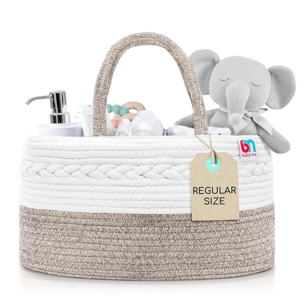 Rope Diaper Caddy - Storage for Baby and Toddler Items - Portable