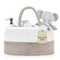 Rope Diaper Caddy - Storage for Baby and Toddler Items - Portable