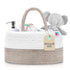 Rope Diaper Caddy - Storage for Baby and Toddler Items - Portable