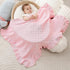 40 31 Inches Cozy Ruffle Cotton Pointelle Knitted Baby Blanket, x Soft Newborn Swaddle Blanket for Girls, Crib Stroller