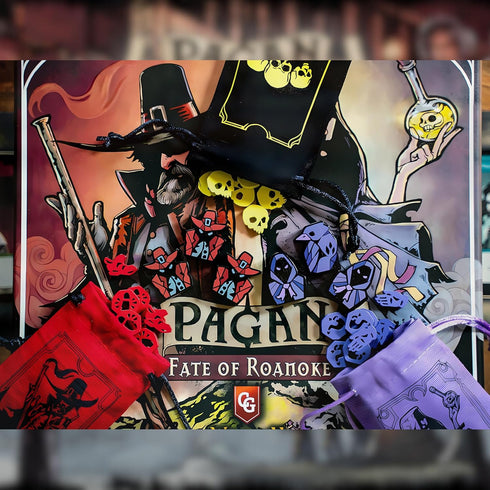 Asymmetric 2 3060 12+, Capstone Games Pagan: Fate of Roanoke Strategy Card Game Player Deduction Duel with Hidden