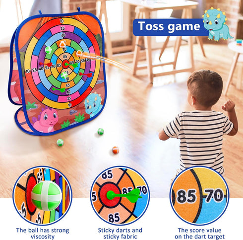 3 4 5 6 Animal Bean Bag Toss Game Toy Outdoor Toss Game, Family Party Party Supplies for Kids, Gift for Boys Birthday