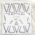 The Boho Design Vieli Arte Grey Transparent Triangles, Hand Drawn Wall Vinyl Sticker Decal for Nursery, 60 pcs
