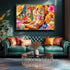 500 500 Poster,23"x15" Floral Cowboy Boots Piece Puzzle for Adults, Fun Puzzles for Adults Pieces with HD Print & Dust