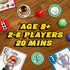 2-6 8+ Whirly Derby: The All Action Marble Racing Game | New Family Board Game, for Players, Age