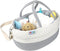 Extra Large Baby Diaper Caddy Organizer - Portable Rope Storage Basket for Nursery