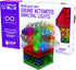 E-BLOX Build Your Own Sound Activated Dancing Lights STEM Kit, Voice Reacting Building Blocks Circuit Toy Set for Kids