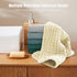 12 Pack 12x12 Inches, 100% MOON PARK Baby Washcloths, - Small Burp Cloths and Baby Wipes - Cotton Muslin Ultra Soft
