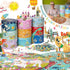 Unicorn Jigsaw Puzzle for Kids Ages 5-8 - 150 Piece Round Puzzle with Fairies and Animals by boppi