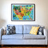 Think2Master United States Map 250 Pieces Jigsaw Puzzle - Fun Educational Toy for Kids, Great Gift for Ages 8+