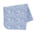 45" 45 BapronBaby Savanna Blue Splash Mat - Waterproof Catch-All for Under High Chairs, Floors, Tables, Playtime