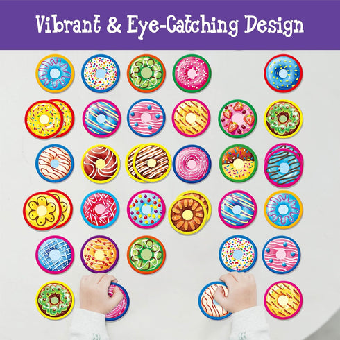 52 26 4 5 6 Hebayy PCS Donut Matching Game, Designs Dessert Cards Engaging Food Memory Game, Educational Learning Toys