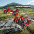 Red,1:24 4WD 360 6-12 Gesture RC Car High Speed Transform Stunt Car with Gesture & Remote Control, Rotation Drift