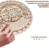 Wood Trick Mayan Wall Calendar, 3D Wooden Puzzles for Adults and Kids to Build, 16" Wooden Model Kit