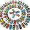60 Pack Pull Back Toy Cars, Mini Die Cast Race Cars Bulk, Classroom Goodie Bag Stuffers, Birthday Party Favors