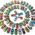 60 Pack Pull Back Toy Cars, Mini Die Cast Race Cars Bulk, Classroom Goodie Bag Stuffers, Birthday Party Favors
