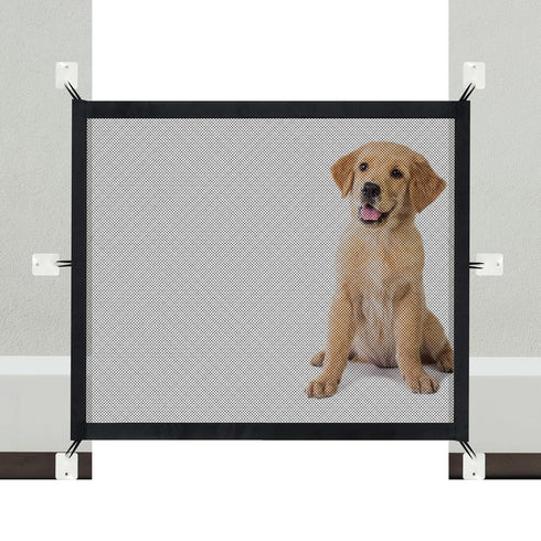 NWK Magic Pet Gate for House Stairs, Safe Enclosure for Pets to Play and Rest, 6 Loops Design (30'' X 50'')