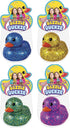 (4 4343-4s JA-RU Giant Glitter Rubber Ducks Rubber Duckies Assorted) Baby Bath Toys & Pool Beach Essentials. Stress