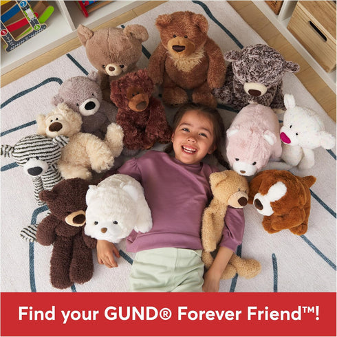 GUND Goober Classic Teddy Bear, Award-Winning Stuffed Animal for Ages 1 and Up, Brown, 11”