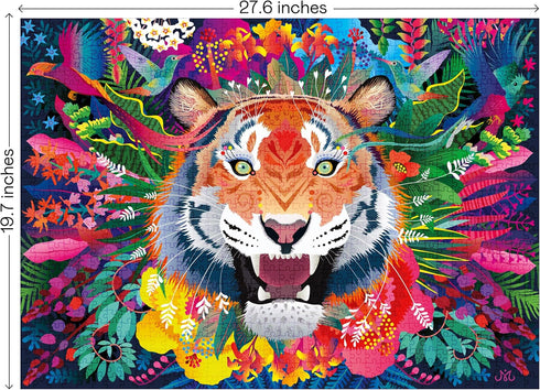 1000 1000 1000 20x28 inches Elena Essex Jigsaw Puzzles Pieces - Roar Power, Puzzles for Adults Pieces, Piece Puzzle