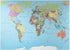 MyPuzzle Color World Map, Premium 1000 Piece Jigsaw Puzzle for Adults with Borders and Cities