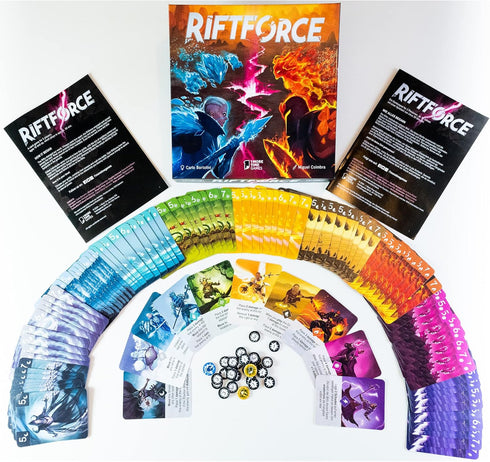 Riftforce Strategy Board Game - 3 Different Actions to Choose from with 30 Minute Play Time for Ages 10 and Up