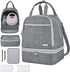 Derbiedersinn Breast Pump Bag, Compatible with Spectra Pumps, Insulated Carrying Case with