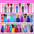 Doll Closet Playset with Doll, 342 Pcs Clothes and Accessories, Princess Dresses, Pants, Swimsuits, and Shoes