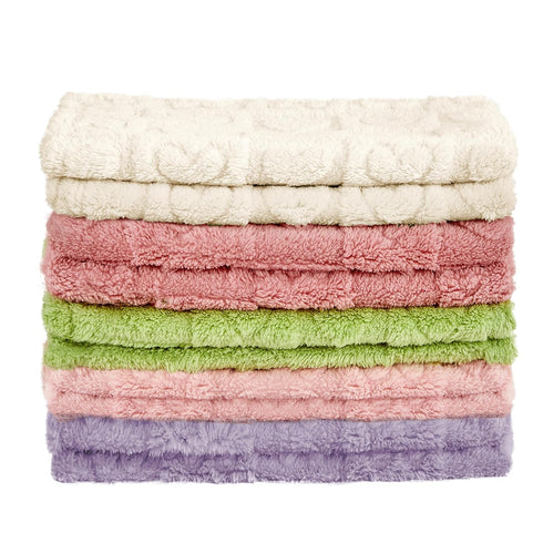 Cozy 3040 Yurhap Fleece Baby Blanket Heart Checkered Blanket, Ultra Soft Baby Blankets for Boys Girls, Fluffy Infant