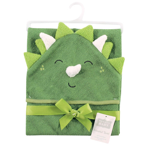 Hudson Baby Unisex Dinosaur Hooded Towel - Cotton, One Size