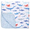 Stephen Joseph, Muslin Stroller Blanket, Shark