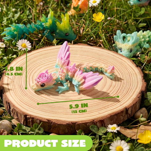 12 3D 8-12, JOYIN Pcs Printed Dragon Blind Box Series, Mystery Box Party Favors for Kids Mini Articulated Fidget