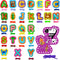 26PCS Kids Lacing Cards - Double Sided Uppercase Sewing Cards with Colorful Laces, Educational Activity Toys