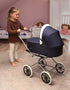 Badger Basket Toy Doll Pram Stroller - 3-in-1 for 22 Inch Dolls