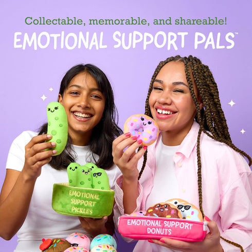 5 Emotional Support Pickles by Relatable, Cuddly Stuffed Animals and Toys, Squishy Toys and Plushies, Perfect Funny